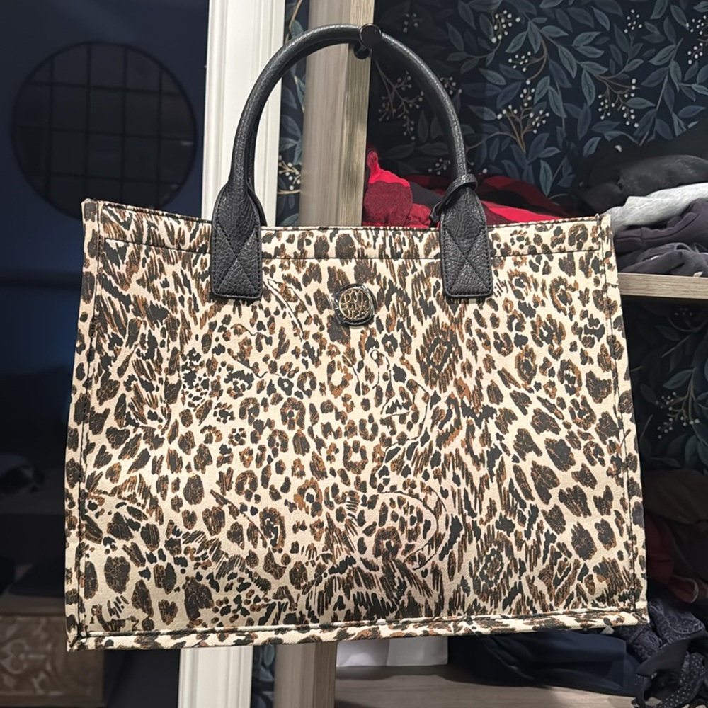 Lilly Pulitzer NWT Leopard Print Tote Bag